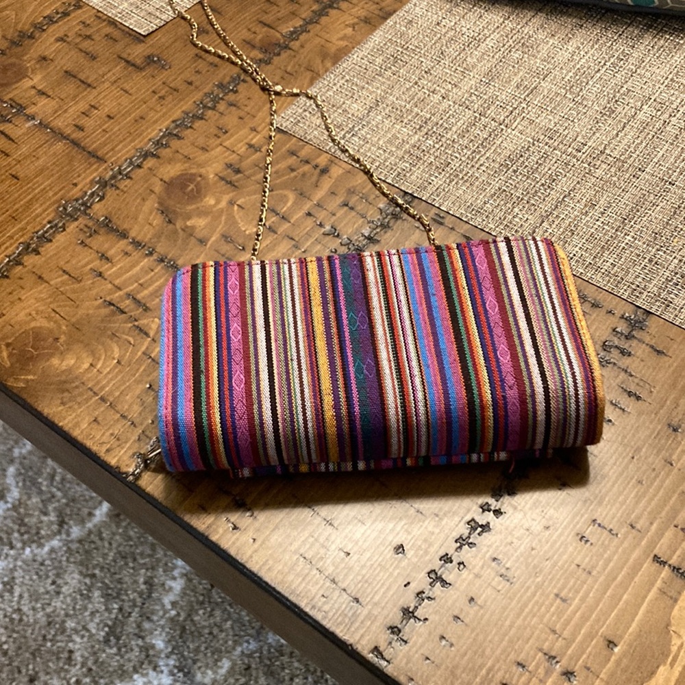 Multi-colored satchel